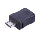 Набор деталей для сборки разъема вилка (штекер, male) micro-USB в широком корпусе: 5 контактов, пайка на кабель.